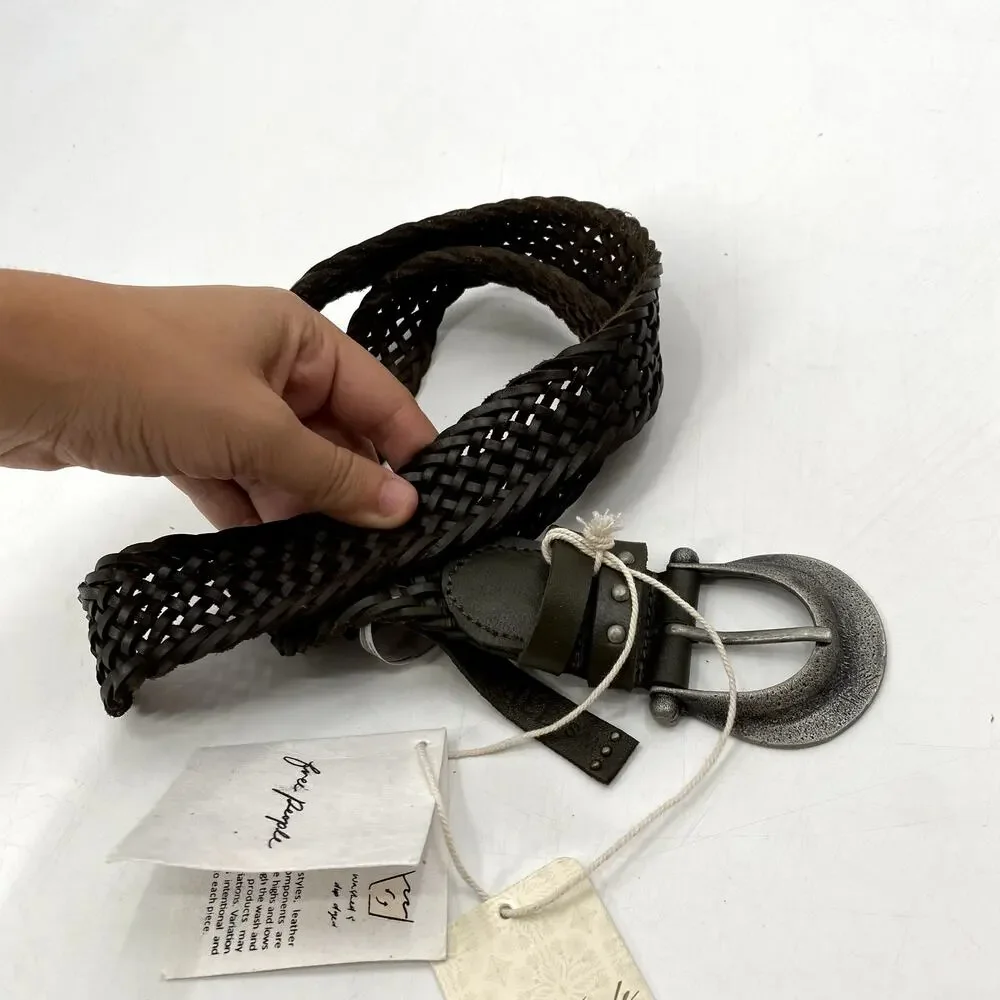 free people brix belt tapenade
